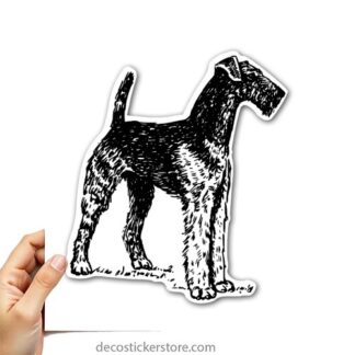 Sticker Autocollant chien  imprimé IMP2023217