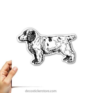 Sticker Autocollant chien  imprimé IMP2023220