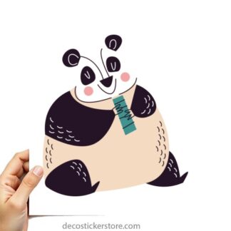 Sticker Autocollant panda animal imprimé IMP2436