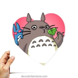 Sticker Autocollant totoro coeur imprimé IMP87290