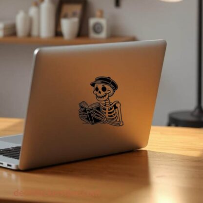 sticker autocollant squelette skull IQCJZ