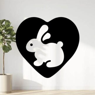 sticker autocollant animaux lapin 9 IVD1A