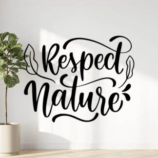 sticker autocollant citation écologie 7 IYXEQ