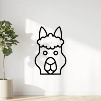 sticker autocollant animaux lama alpaga 1 J1SWB