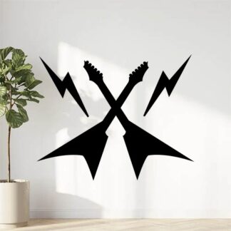 sticker autocollant musique guitare 2 J32WF