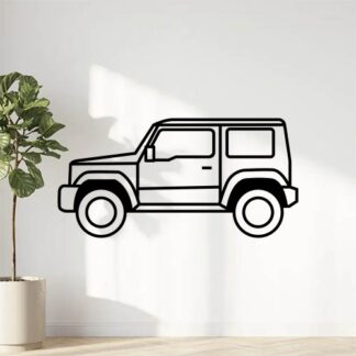 sticker autocollant Jeep silhouette 4x4 3 J6EBW