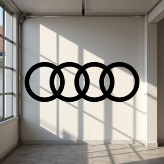 Sticker Autocollant  Logo Audi Simple