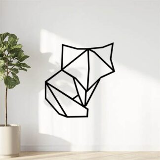 sticker autocollant animaux renard origami 8 JCELB