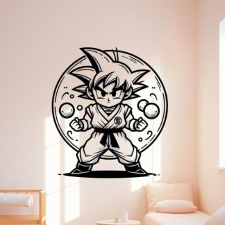 sticker autocollant manga dragon-ball 6 JETIX