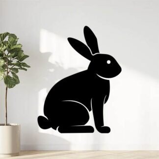 sticker autocollant animaux lapin 2 JGF5N