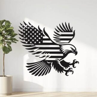 sticker autocollant aigle oiseau animaux américain 5 JHXEJ