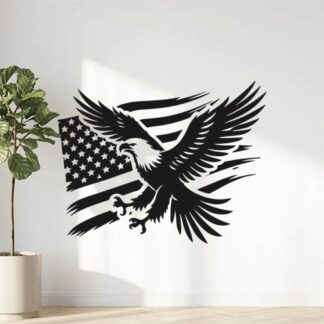 sticker autocollant aigle oiseau animaux américain 4 JKSHQ