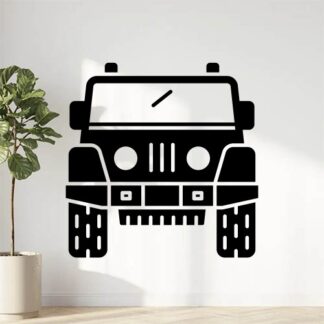 sticker autocollant Jeep silhouette 4x4 8 JSOAC