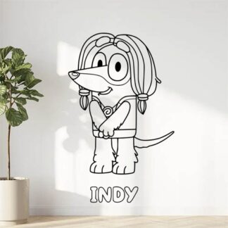 sticker autocollant Bluey héro 7 JUATJ