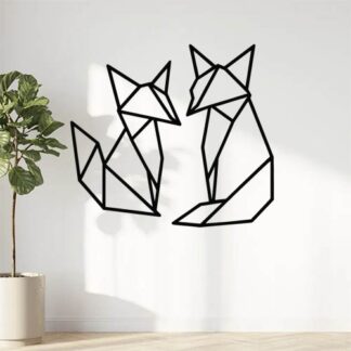 sticker autocollant animaux origami renard 5 JVBHQ