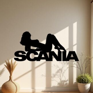 Sticker Autocollant Scania Pinup dos camion K87297