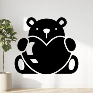 sticker autocollant animaux ours 2 KK7PX