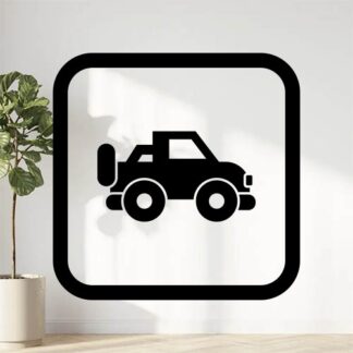sticker autocollant Jeep silhouette 3 KO0EC