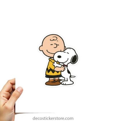 Autocollant Snoopy et Charly décoration decostickerstore - KOTQ8J