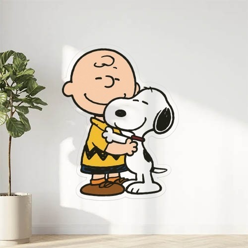 Autocollant Snoopy et Charly décoration decostickerstore - KOTQ8J
