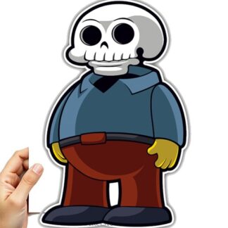 sticker autocollant Homer simpson imprimé 1 KSE8R