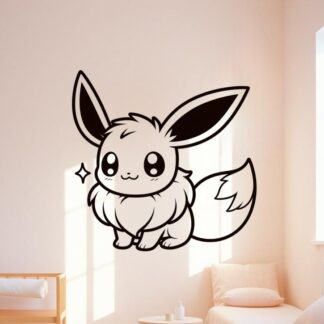 sticker autocollant Pokemon manga evoli 2 KY4WE