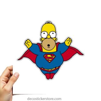 sticker autocollant Homer simpson imprimé 2 L1UVQ