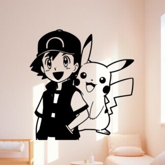 sticker autocollant Pikachu pokemon manga 3 LCUPU