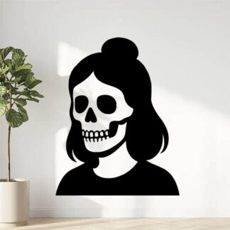Sticker autocollant Totenkopf Mädchen décoration decostickerstore - LDLD2U