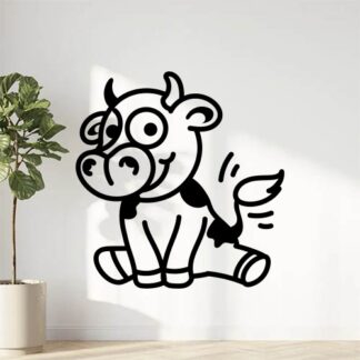 sticker autocollant animaux vache 2 LIMTC