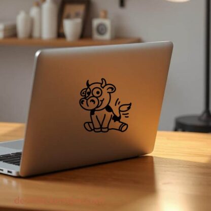 sticker autocollant animaux vache 2 LIMTC