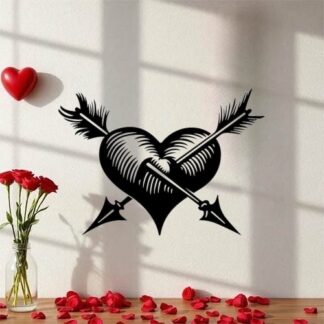 Sticker Autocollant coeur fleches love  LOV54491