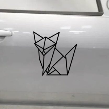 sticker autocollant animaux origami renard 6 LPI1Y