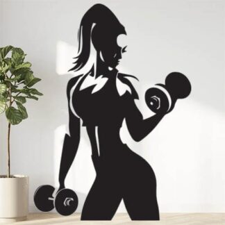 sticker autocollant musculation bodybuilder sport 6 LTAQ3