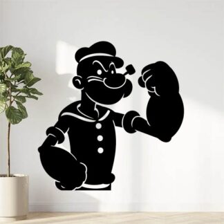 Sticker autocollant Popeye décoration decostickerstore - URRVBZ