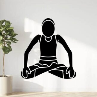 sticker autocollant zen yoga 2 LWXDG