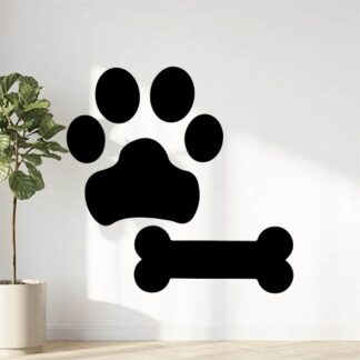 sticker autocollant empreinte animaux M7O4X