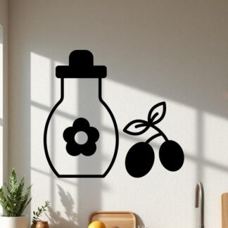 sticker autocollant olive nourriture restaurant fruit 9 M8TST