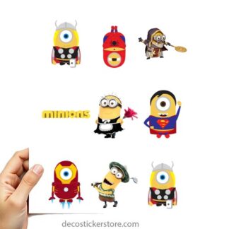 Gommettes planche 10x15cm minions M9WGE