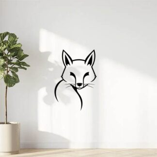 sticker autocollant renard animaux 6 MAGQW