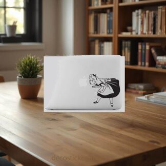Sticker Autocollant alice  macbook  MB0919