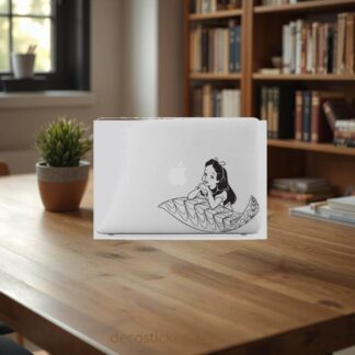 Sticker Autocollant alice  macbook  MB0920