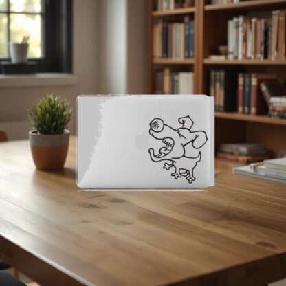Sticker Autocollant barking chien macbook  MB0950