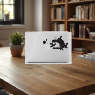 Sticker Autocollant poisson macbook  MB0966