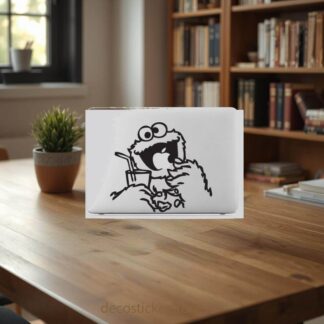Sticker Autocollant monstre macbook  MB1013