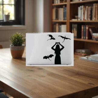 Sticker Autocollant dragon macbook  MB1016