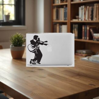 Sticker Autocollant elvis presley  macbook  MB1049