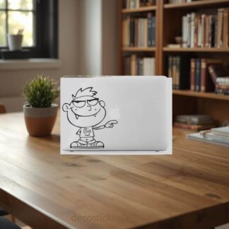 Sticker Autocollant evil little boy  macbook  MB1051