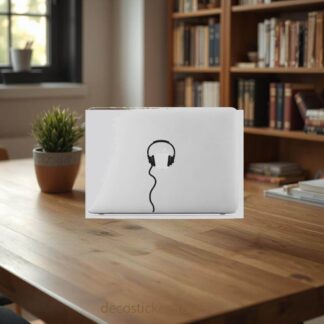 Sticker Autocollant casque macbook  MB1096