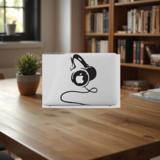 Sticker Autocollant casque macbook  MB1097